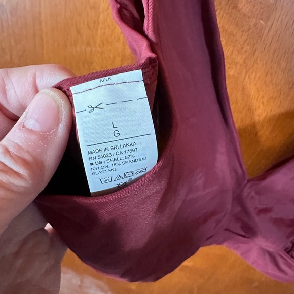 Old Navy Deep Red Bralette(See Second Pic) - Picture 4 of 4